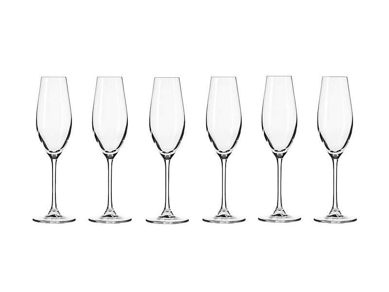 Splendour Champagne Flute Set of 6 Gift Boxed
