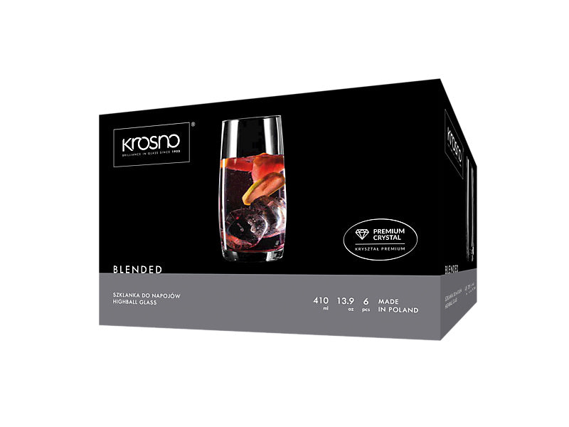 Blended Highball Glass Set of 6 Gift Boxed