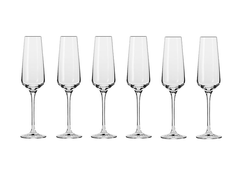 Avant-Garde Champagne Flute Set of 6 Gift Boxed