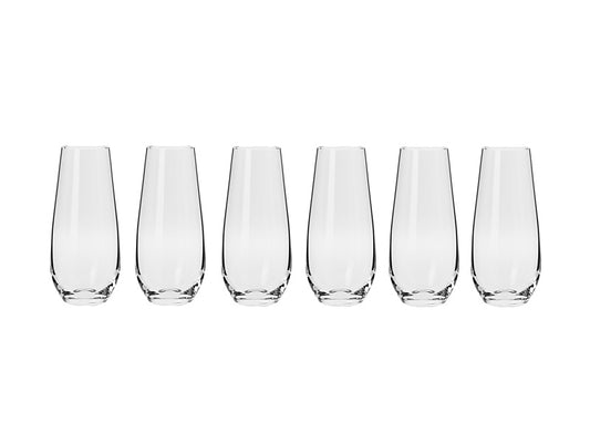 Harmony Stemless Flute Set of 6 Gift Boxed