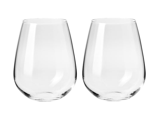 Duet Stemless Wine Glass 600 ML Set of 2 Gift Boxed