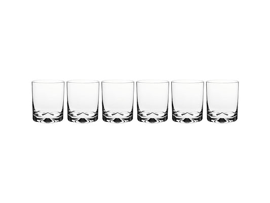 Triad Double Old Fashion Glass Set of 6 Gift Boxed
