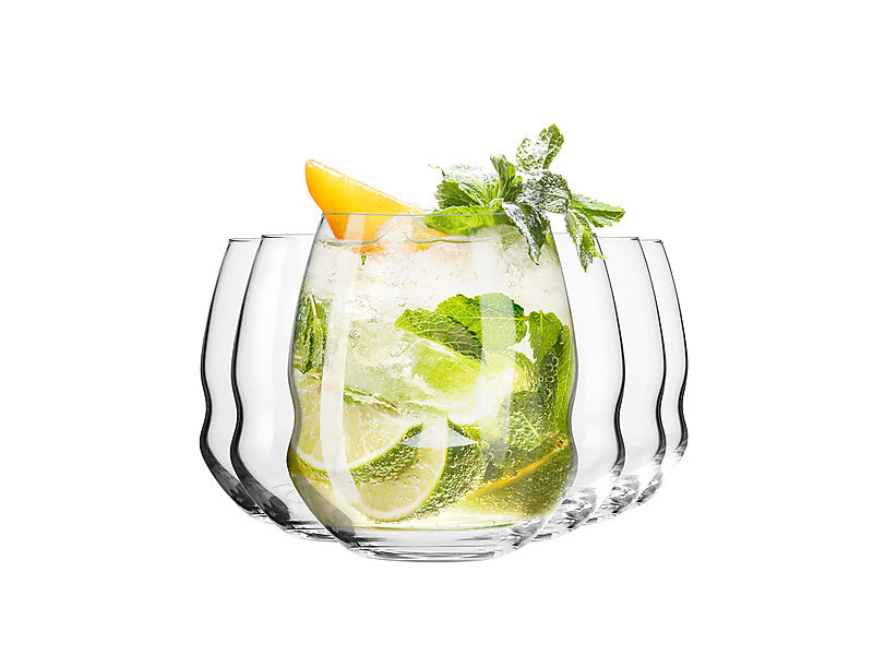 Inel Double Old Fashion Glass Set of 6 Gift Boxed