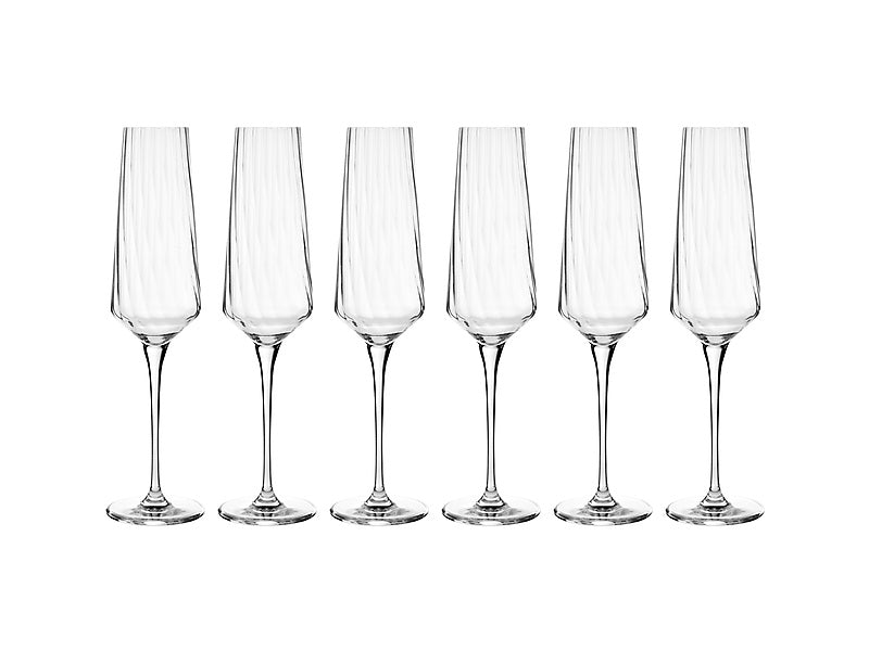 Avant-Garde Lumi Flute Set of 6 Gift Boxed